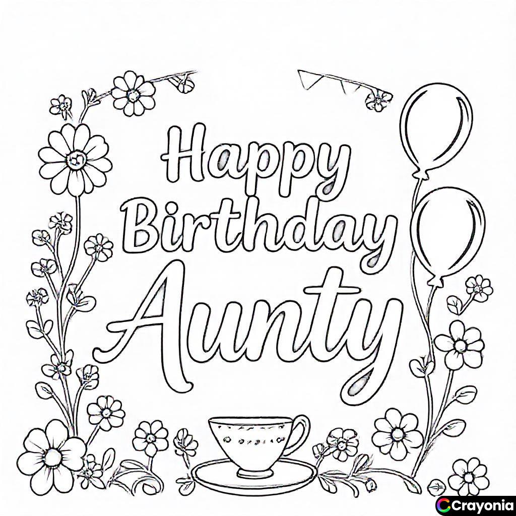 Happy Birthday Aunty